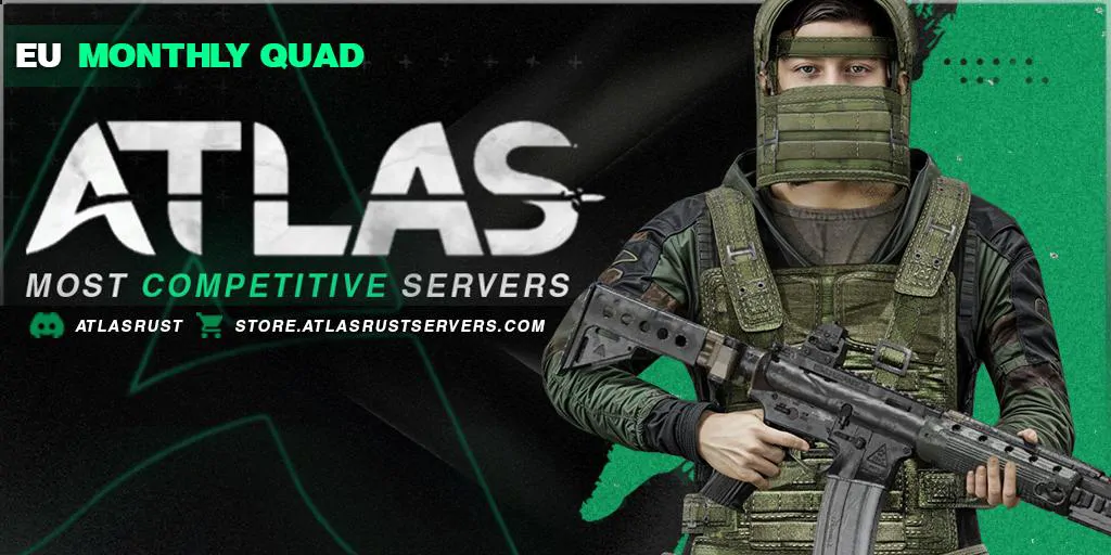 Atlas - EU 2X Monthly Solo/Duo/Trio/Quad | Vanilla+ | No BP Wip