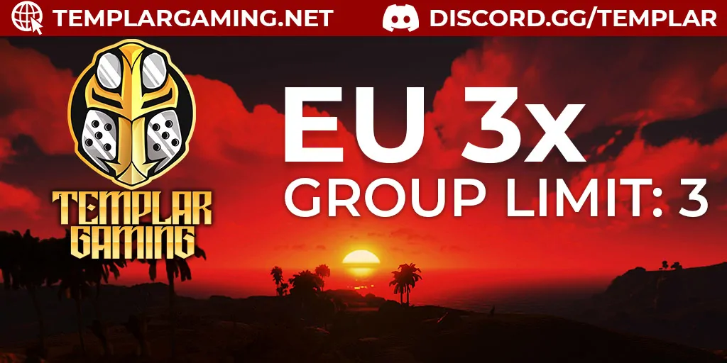 TemplarGaming EU 3x Solo/Duo/Trio LootX3|SkinBox JUST WIPED