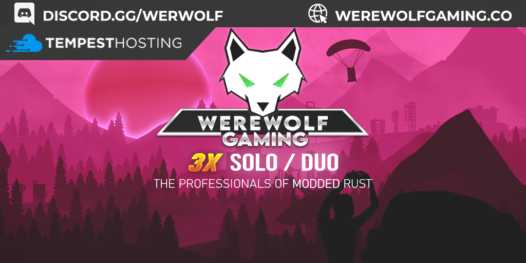 WEREWOLF GAMING.CO 3x Solo/Duo|Loot X3| JUST WIPED