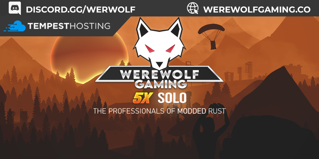 WEREWOLF GAMING.CO 5x SOLO |Loot X5|TP|Homes|Kits|No Teams|