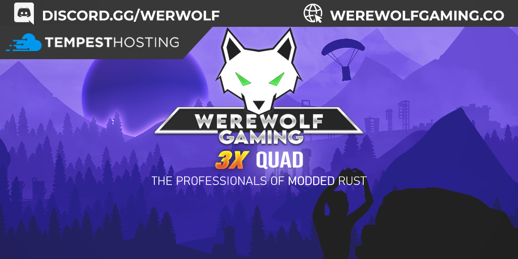 WEREWOLF GAMING.CO 3x Solo/Duo/Trio/Quad|Loot X3| JUST WIPED